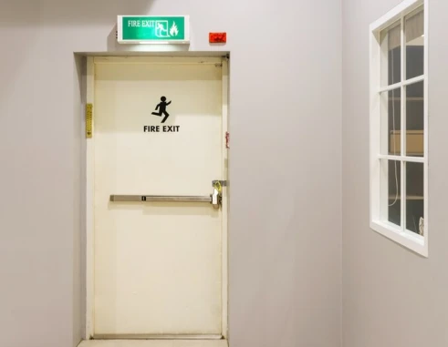 Fire Door Single Fire Door 4 ~blog/2025/2/24/freepicdownloader_com_building_emergency_exit_with_exit_sign_door_fire_extinguisher_medium