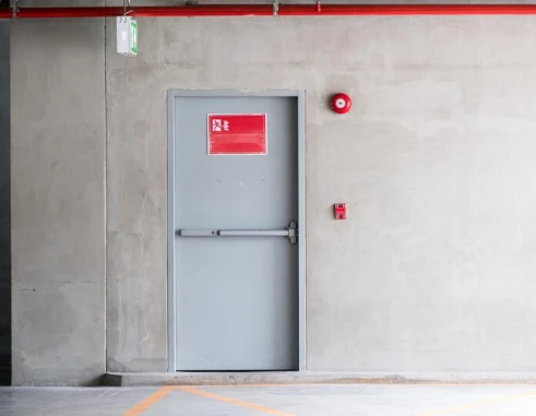 Fire Door Single Fire Door 6 ~blog/2025/2/24/freepicdownloader_com_closed_door_building_medium_1