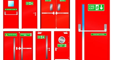 Fire Door With Glass